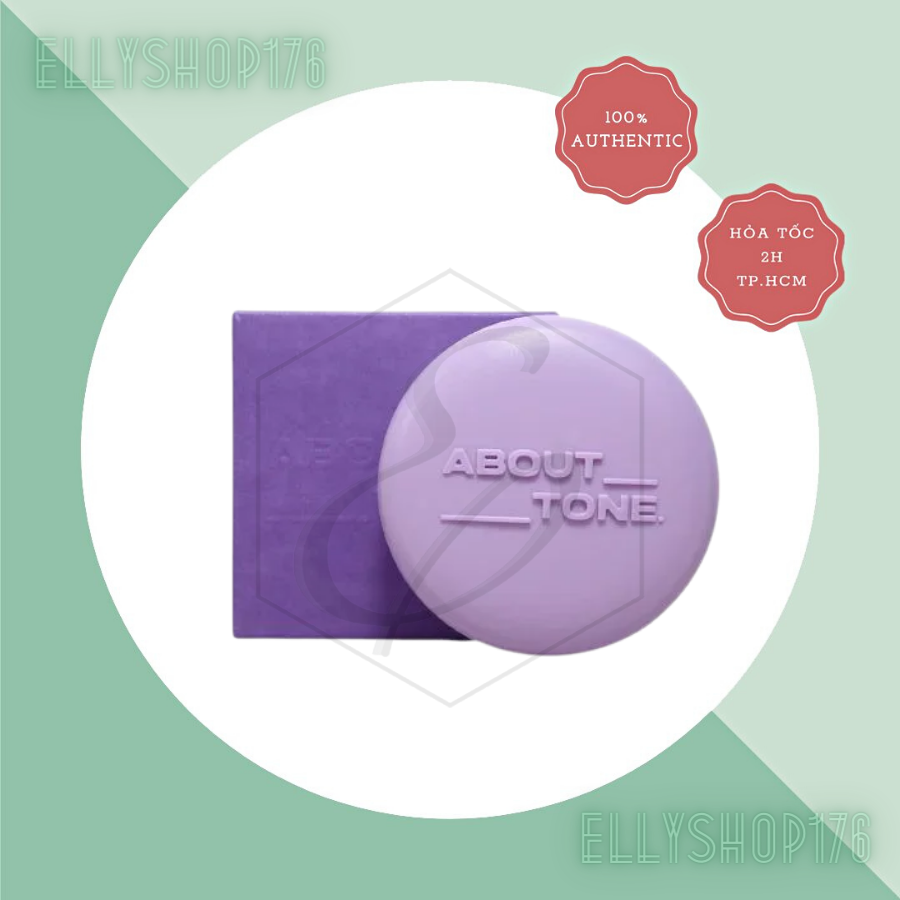 Phấn Phủ Dạng Nén About Tone Blur Powder Pact  (Tím)